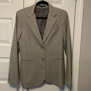 Theory women’s Blazer - color is between grey and tan.